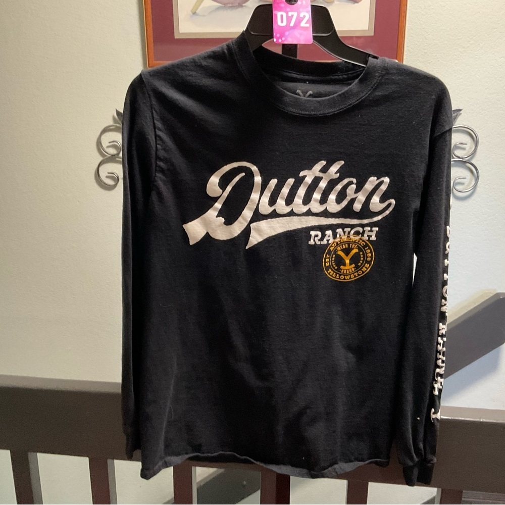 Dutton Ranch Black Long Sleeve Tee #072
